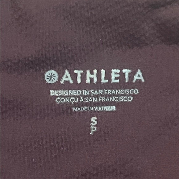Athleta Deep Burgundy Elation Long Line Bra - Picture 3 of 8